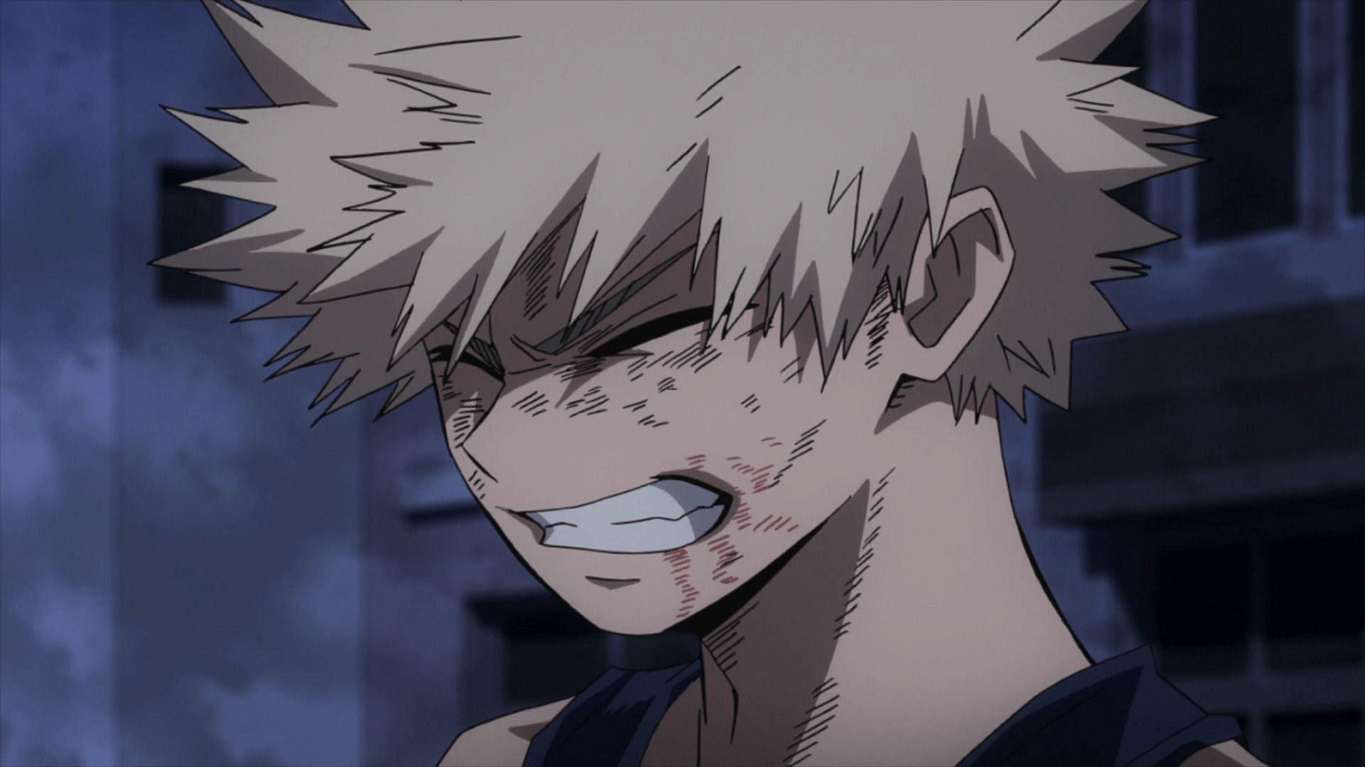 Katsuki Bakugo as seen in the My Hero Academia anime (Image via BONES)